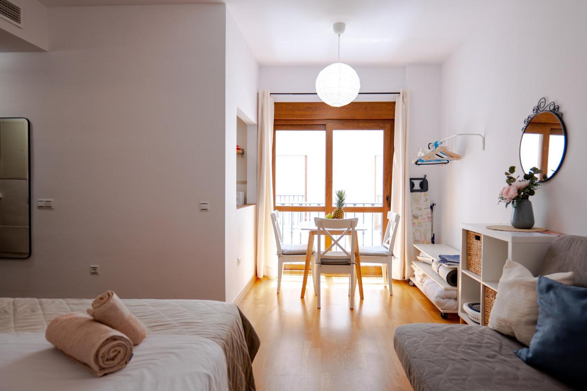 Estudio Centrico Agua Gibralfaro Con Piscina Appartamento Málaga